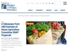 Tablet Screenshot of cbpp.org